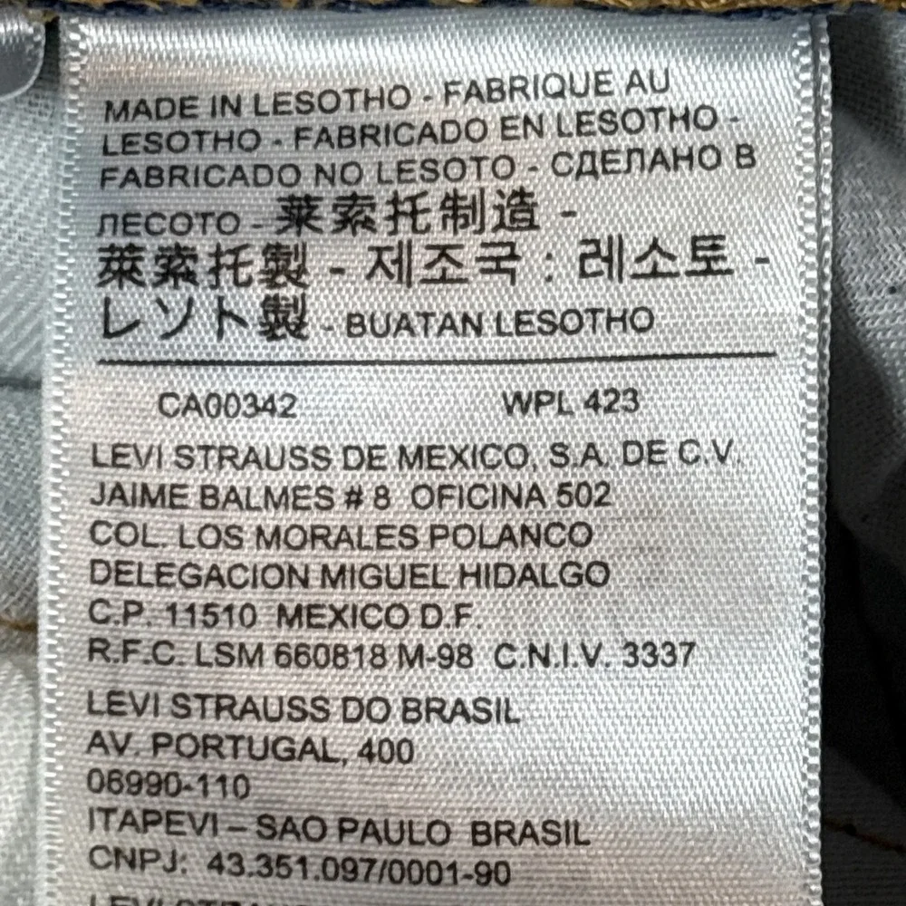 Y2K Levi's 550 Jeans‎ Mens 34x32 Blue Relaxed Fit Denim Baggy